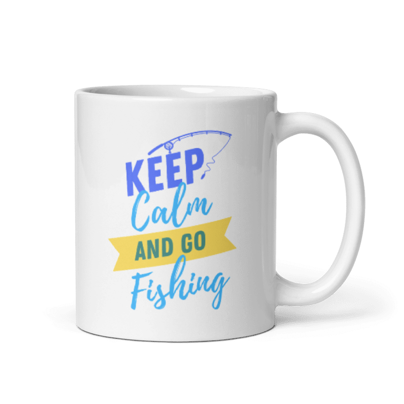 Keep Calm And Go Fishing Mug