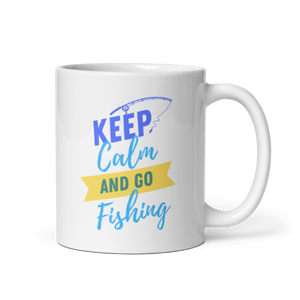 Keep Calm And Go Fishing Mug