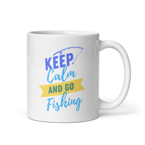 Keep Calm And Go Fishing Mug