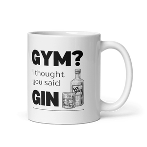 Gym? Gin Mug