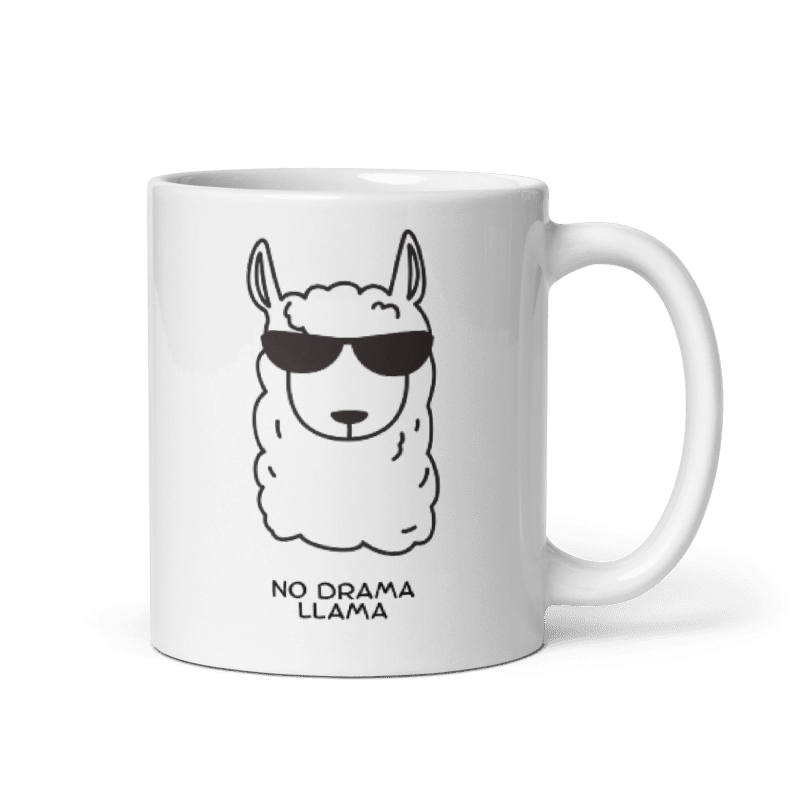 No Llama Drama Mug